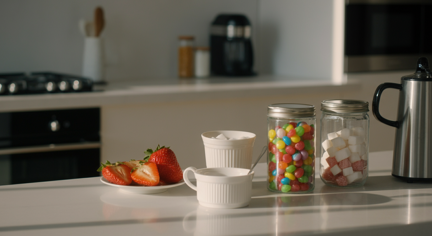 Beat Cravings: reducing sugar in diet tips easily - Urge sugar free Candy