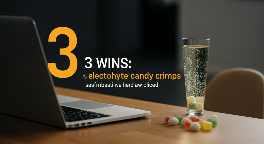 3 Wins: pickle juice vs electrolyte candy cramps - Urge vs alternatives Candy