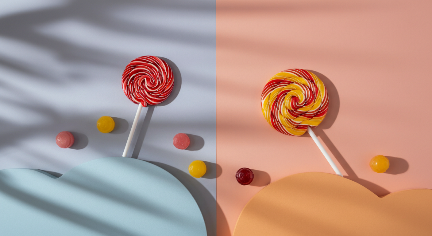 Stop Your Shame: lollipops for kids vs adults comparison - Urge lollipops Candy